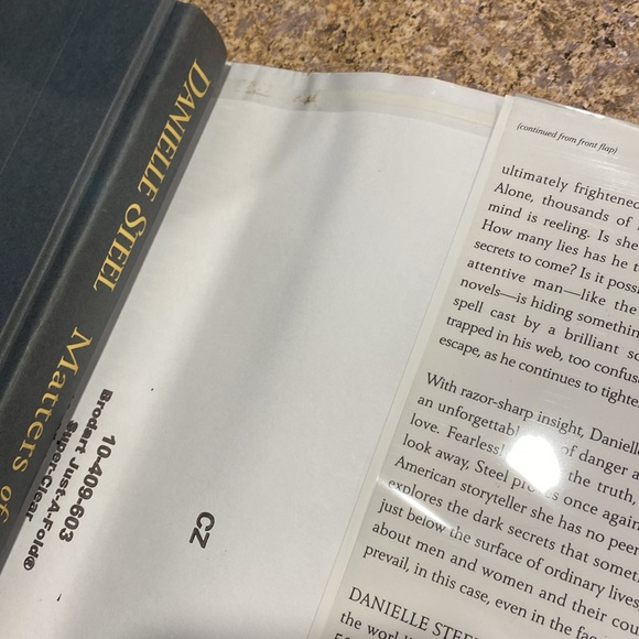 3 Danielle Steel Hardcover Books Wedding Planner Palazzo Matters of the Heart - Picture 16 of 16